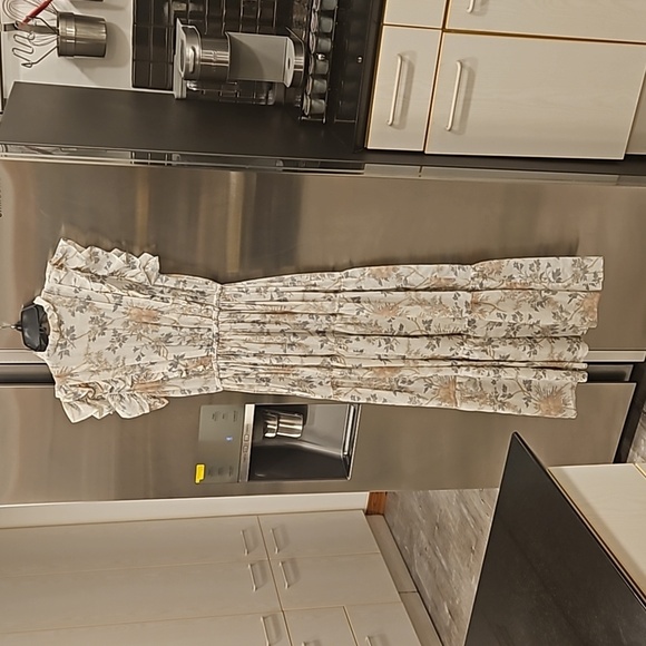 💕DOEN💕 Carnation Dress ~ Salt Summer Floral Print  XS NWOT *Missing Waist Tie" - Picture 11 of 16